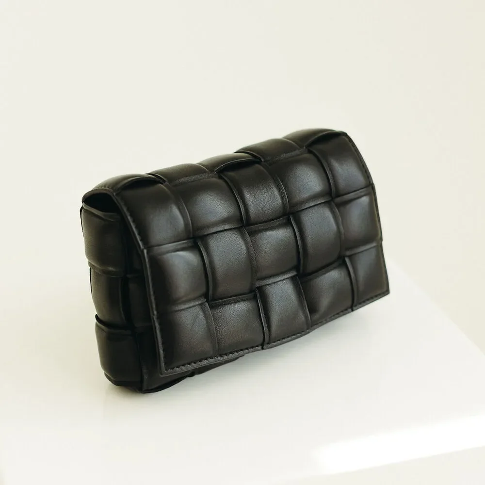 Bottega Veneta Padded Cassette Bag Black